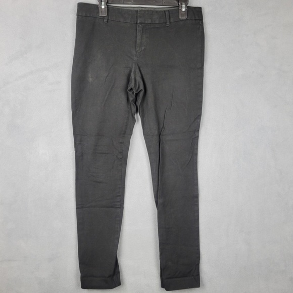 Gap Pants Womens 8R Black Reallyâ Skinny Stretch Chino Ankle Slim Fit Casual